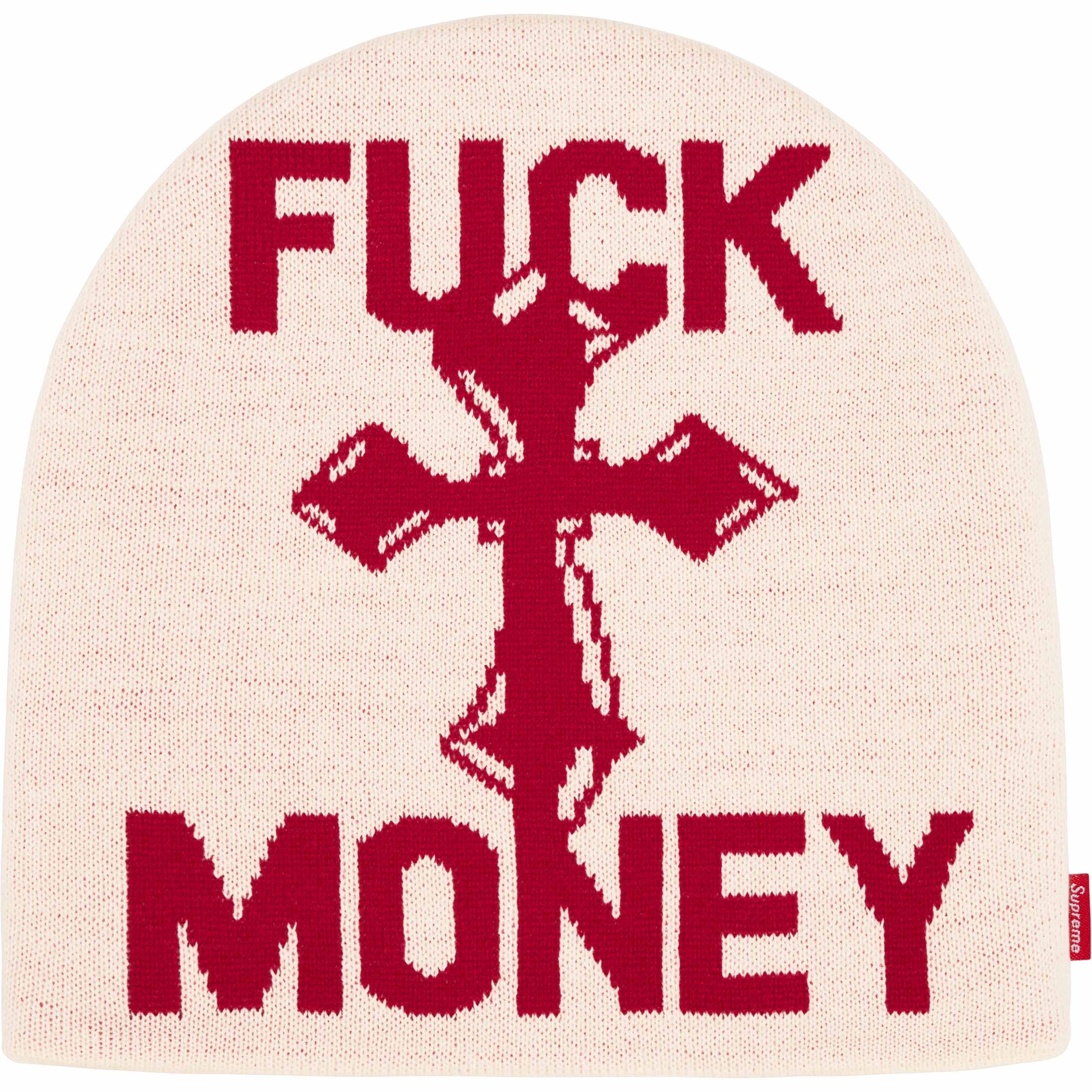Fuck Money Beanie view 2